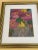 New art in recycled gold-toned frame. Matted and signed botanical collage. Ready to hang. About the artist: Nancy Smith...