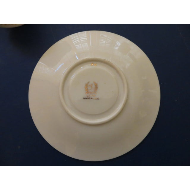1970s Lenox China Tea Coffee Cups and Saucers 1603/86 Gold Trim- 22 Pieces For Sale In San Antonio - Image 6 of 9
