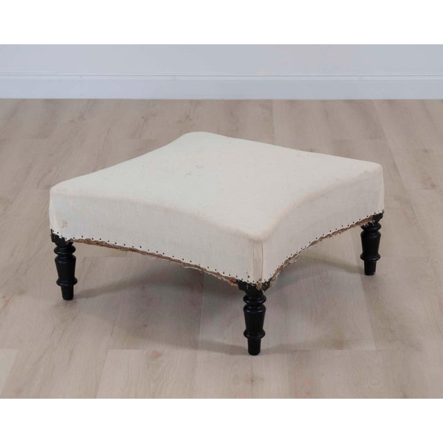 French 19th Century Napoleon III French Stool, Ready to Upholster For Sale - Image 3 of 5