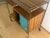 1950s Arthur Umanoff Bar Cart (Black / Teal Doors), Attributed For Sale - Image 9 of 15