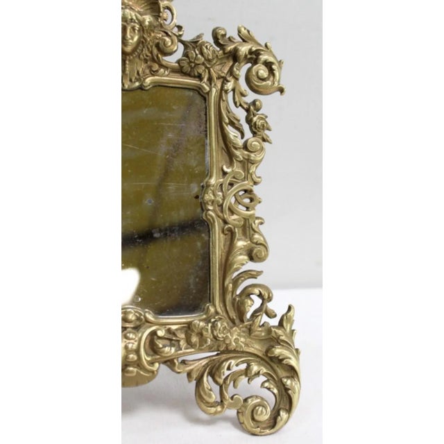 Napoleon III Gilt Bronze Mirror For Sale - Image 11 of 18