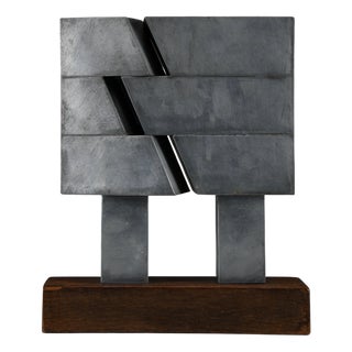 Chris Verbeek, Broken I, 1977, Zinc and Wood For Sale
