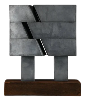 Chris Verbeek, Broken I, 1977, Zinc and Wood