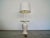 Hollywood Regency 1970's Hollywood Regency Ceramic Floor Lamp W/ End Table For Sale - Image 4 of 13