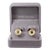 Modern Zambian Emerald Stud Earrings With Earth-Mined Diamond Accents: Solid 14k Gold, A Pair For Sale - Image 3 of 6