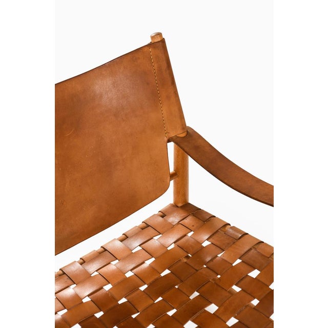 Easy Chairs in Beech Wood, 1950s, Set of 2 For Sale - Image 6 of 12