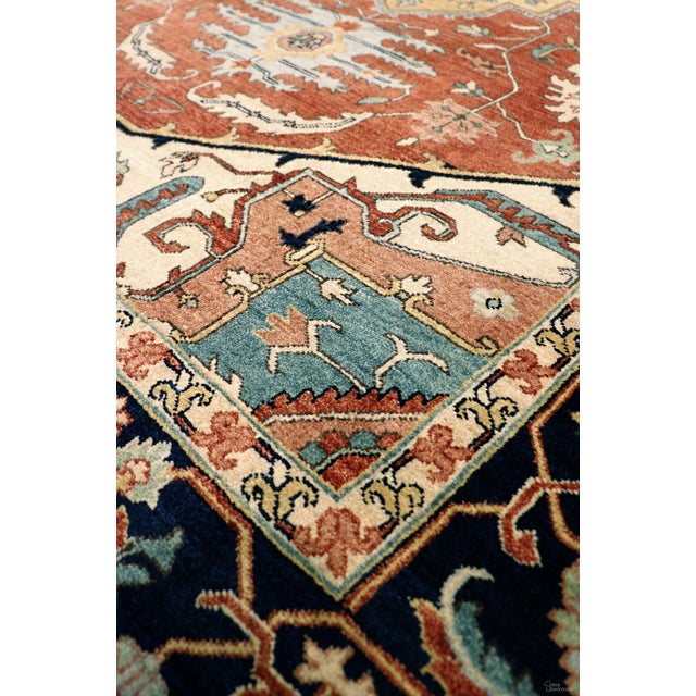 Modern Pasargad Home Serapi Rust Wool Area Rug- 6' 1'' X 16' 1'' For Sale - Image 3 of 5