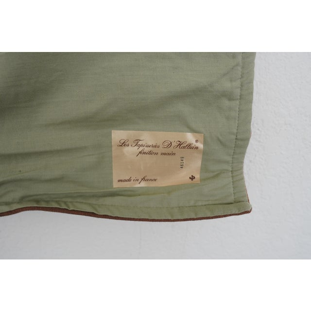 Vintage Les Tapisseries D’Halluin “L’Indiscrétion” & “L’Escarpolette” French Tapestries (Set of 2) For Sale - Image 13 of 14