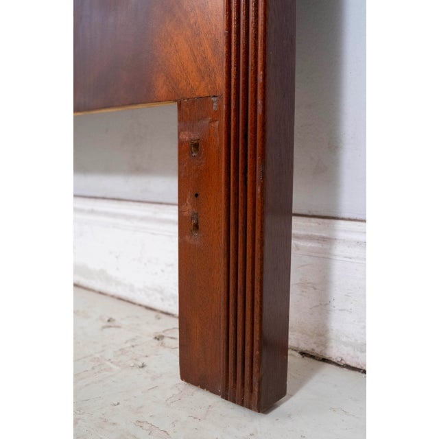 Baker Flame Mahogany Sleigh King Size Headboard For Sale - Image 10 of 12
