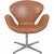 Tall Swan Chair in Cognac Leather by Arne Jacobsen, 2006 For Sale - Image 14 of 14