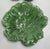 Mid-Century Set of 6 Green Cabbage Luncheon Plates by Secla Portugal For Sale In New York - Image 6 of 18