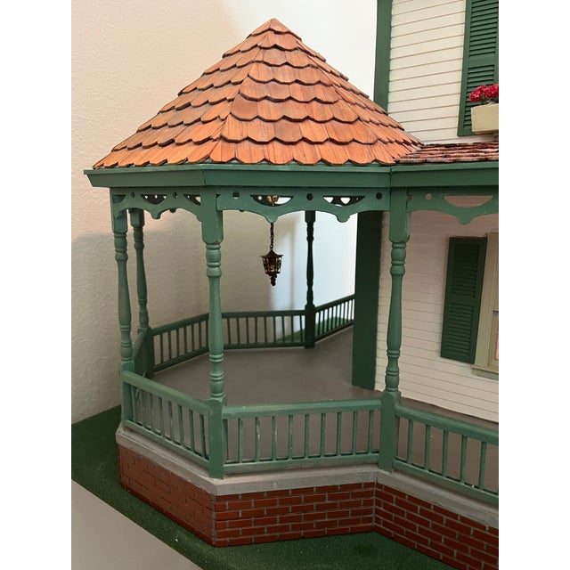 Vintage Handcrafted Artisan Dollhouse For Sale - Image 11 of 18