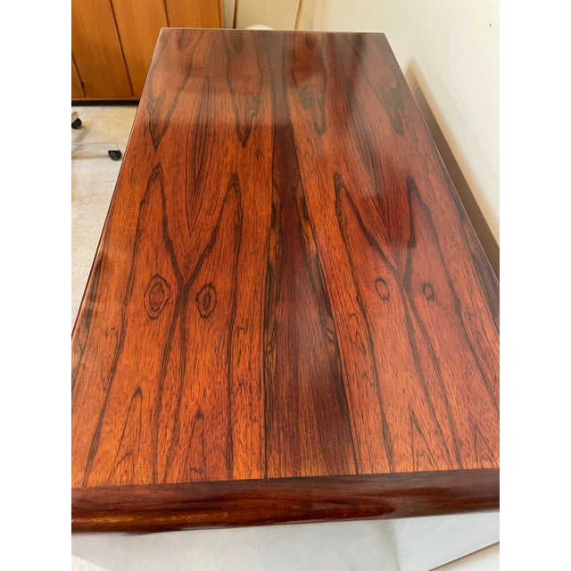Mid-Century Modern 1970s 6-Drawer Brazilian Rosewood Highboy For Sale - Image 3 of 7