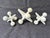 1990s Off White Cast Iron Jacks Set of 3 Decorative Objects For Sale - Image 13 of 17