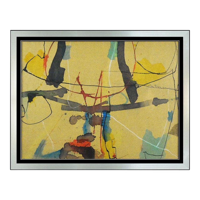Enchantment Watercolor Painting, Louis Catusco For Sale