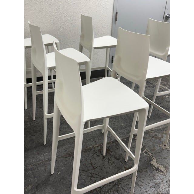 Mario & Claudio Bellini for Heller Bellini Outdoor Barstools, Set of Six For Sale - Image 10 of 12