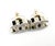 Chanel Chanel Brand New Silver Classic CC Crystal Piercing Earrings, Pair For Sale - Image 4 of 5