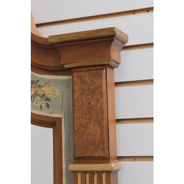 Gold Drexel Heritage Neoclassical Trumeau Wall Mirror For Sale - Image 8 of 14