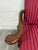 Wood Vintage 1995 Ethan Allen Queen Anne Wingback Lounge Chair With Ottoman For Sale - Image 7 of 18