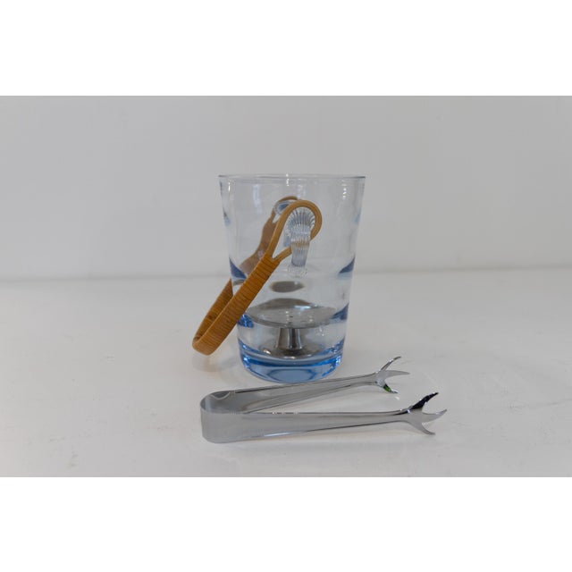 Danish Glass Ice Bucket by Per Lütken for Holmegaard, 1960s. For Sale - Image 10 of 18