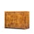 Milo Baughman Style Mid Century Burlwood and Brass Credenza With Hutch For Sale In Chicago - Image 6 of 11