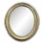 Vintage Oval Shaped Wall Mirror For Sale
