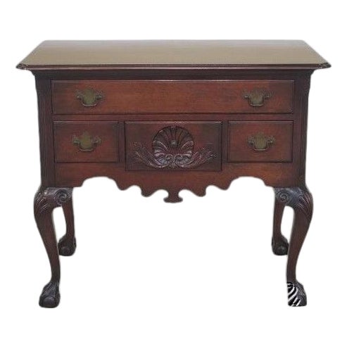 Colonial Edison Institute Henry Ford Chippendale Mahogany Lowboy For Sale