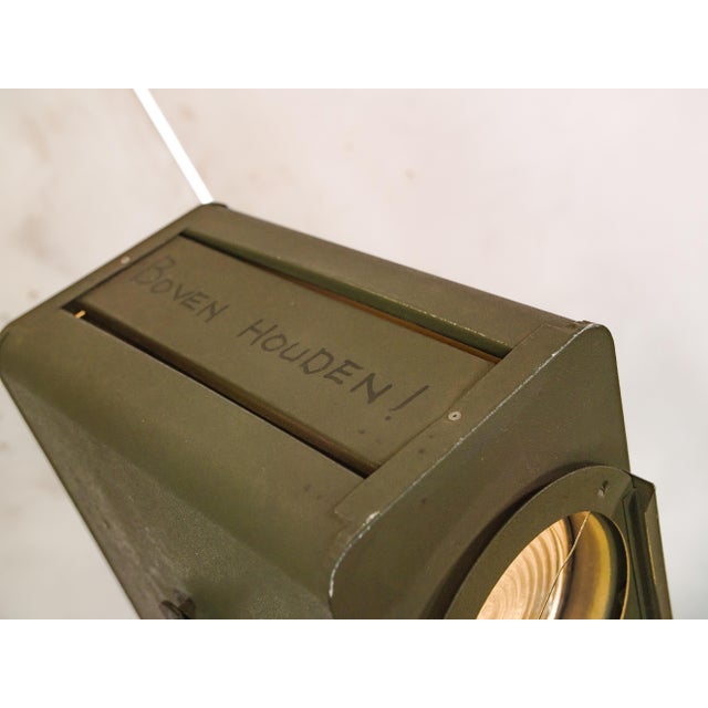 Green Patt 45 Theater Light on Wooden Tripod from Strand Electric, 1960s For Sale - Image 16 of 18