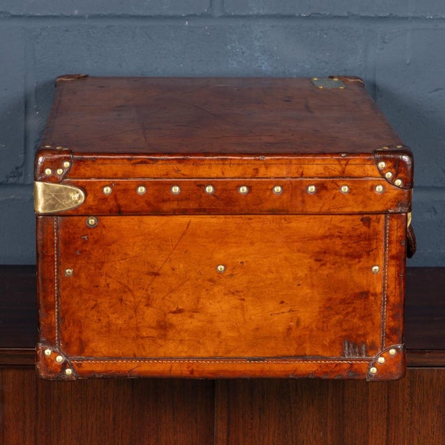 Antique French Leather Travelling Case from Louis Vuitton For Sale - Image 6 of 18