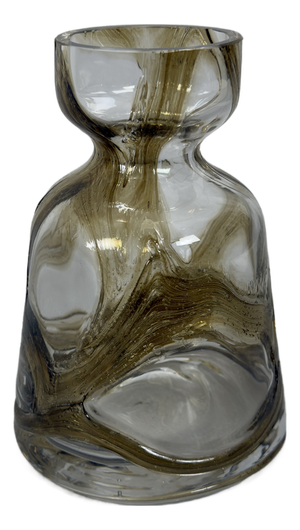Modernist Fumé Vase in Sommerso Glass from Spiegelau, 1970s