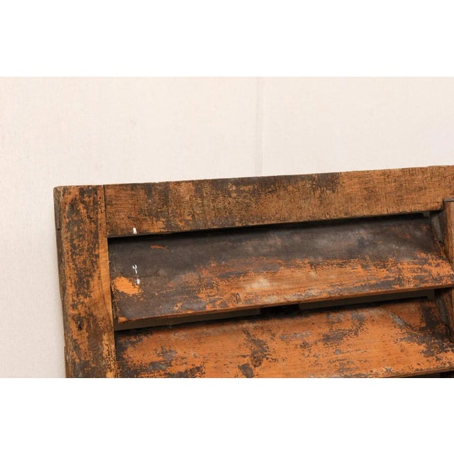 Wood Vintage American Shutter For Sale - Image 7 of 10