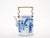 Antique Oversized Blue and White Chinoiserie Porcelain Tea or Coffee Pot For Sale - Image 10 of 10