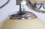 Art Deco Chandelier in Chrome-Plated Steel and Opal Glass, Czech, 1920s For Sale - Image 6 of 11