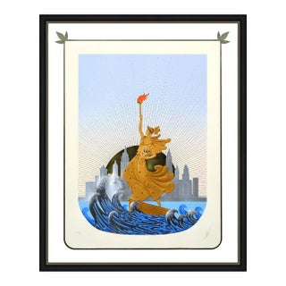 1980s Statue Of Liberty, Day, Erté For Sale