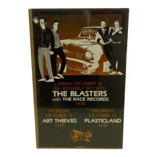 "L.A. Rockabilly Riot" 1981 Concert Poster For Sale
