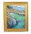 Wood Silvio Silvestri, Listed Artist Seascape Landscape Oil Painting Including the Antiqued Gold Wood Frame For Sale - Image 7 of 12