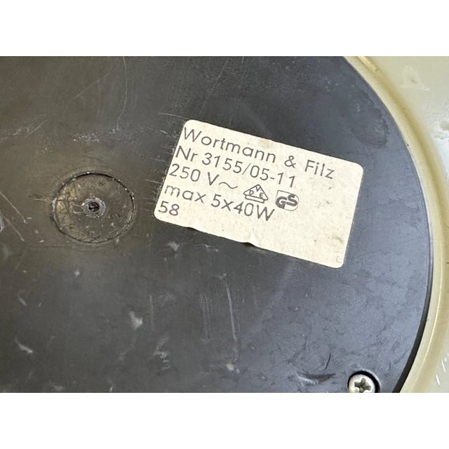 Dome Floor Lamp from Wortmann & Filz, 1980s For Sale - Image 9 of 10