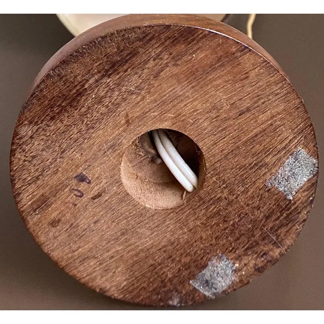 Small Teak Danish Table Lamp, 1960s For Sale - Image 12 of 13