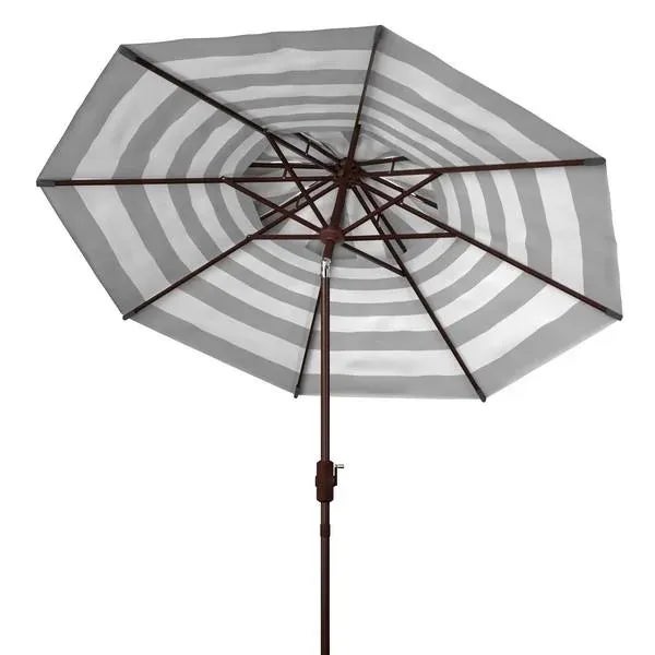 Inspired by the cosmopolitan Art Deco hotels in the heart of Miami Beach, this double top umbrella is absolutely fashion...