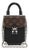 Louis Vuitton Monogram Canvas Black Leather Silver Hardware Camera Box Bag For Sale
