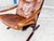 Brown 1960s Mid Century "Siesta" Chair & Ottoman Attributed to Ingmar Relling for Westnofa For Sale - Image 8 of 15