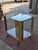 Vintage Two-Tier Bar Cart With a Tubular Brass For Sale - Image 10 of 11