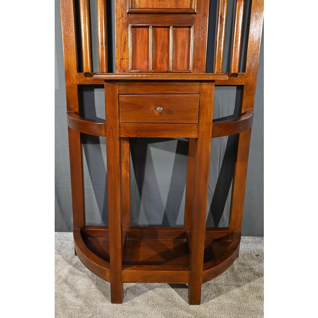 Art Deco Mahogany Coat Rack, 1930s For Sale - Image 12 of 18