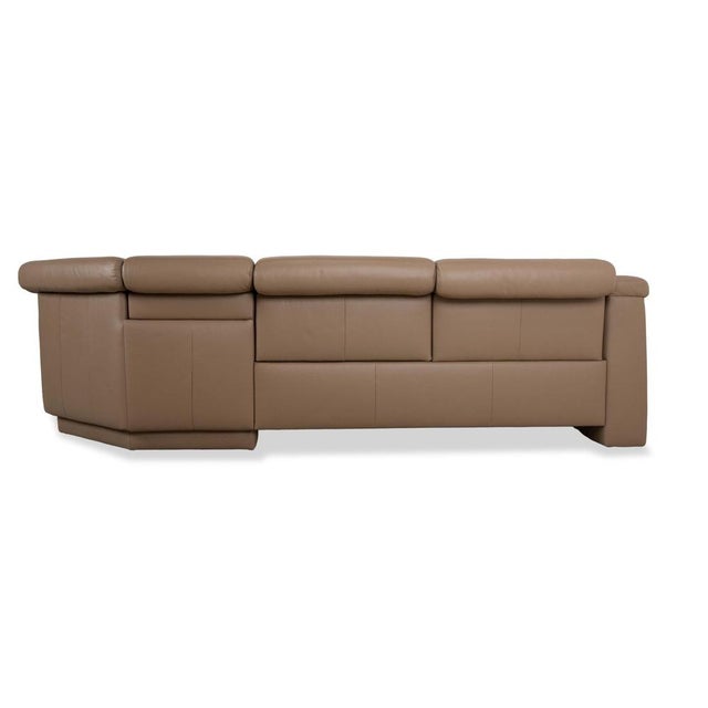 1301 Leather Corner Sofa in Beige - Taupe from Himolla For Sale - Image 13 of 14