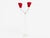 AH Belysing, Adjustable Floor Lamp, White Lacquered Metal, Red Fabric, Sweden, 2000s A model G708 designed and produced by...