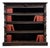Antique Victorian Carved Oak Open Bookcase, England For Sale