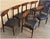 Mid-Century Modern Set of 6 Mid-Century Walnut Dining Chairs by Stanley For Sale - Image 3 of 16