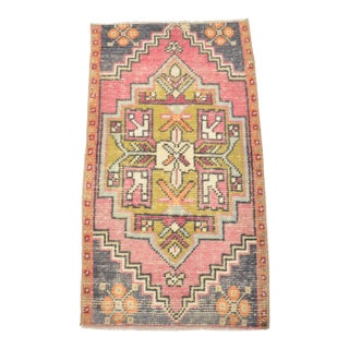 Mid 20th Century Oushak Anatolian Wool Carpet For Sale