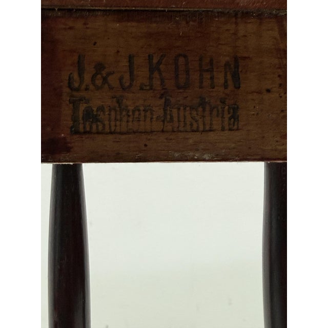 Antique Art Nouveau Side Table by Gustav Siegel for Jacob & Josef Kohn, 1890s For Sale - Image 4 of 18