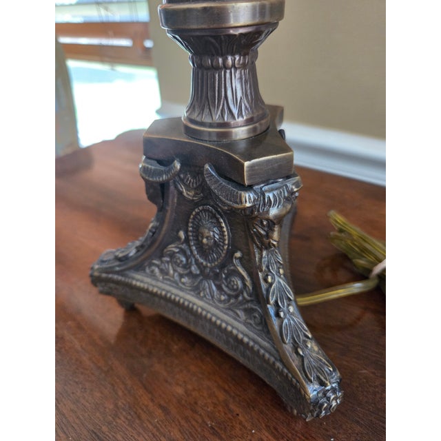 Vintage Raymond Waites for Tyndale (Frederick Cooper) Candlestick Lamps - A Pair For Sale In Indianapolis - Image 6 of 13
